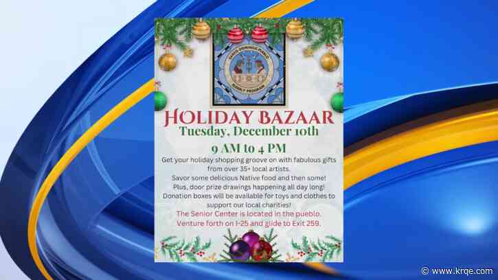 Holiday Bazaar at Santo Domingo Pueblo Senior Center supports local artists