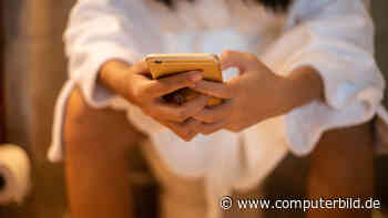 Wegen hohem Smartphone-Konsum: Ärzte warnen vor "Klo-Po"