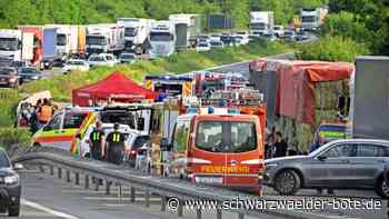 Leiche in Unfallauto A 81: „Die Kinder, die Kinder“ – Prozess offenbart grausame Details
