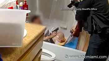 Wild video shows Florida deputies shoot, kill armed suspect hiding in bathtub
