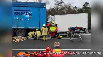 Unfall auf A2 bei Helmstedt: Rettungshubschrauber muss landen