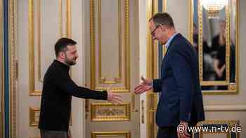 EU-Kontaktgruppe angestrebt: Merz stellt in Kiew Taurus-Lieferung in Aussicht