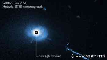 Hubble Telescope gets closest-ever look at a quasar, sees 'weird things'
