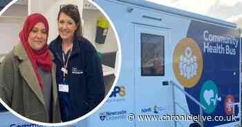 Health bus brings 'vital' cervical screening and menopause care out into the Gateshead community