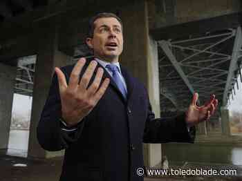 Buttigieg touts Biden's infrastructure spending during vist to I-75 bridge in Monroe