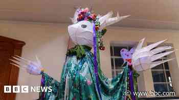 Huge puppet by teens represents 'hope for future'