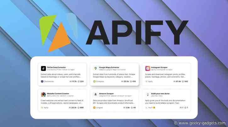 Unlock the Secrets of Apify: Transform Web Data into Gold