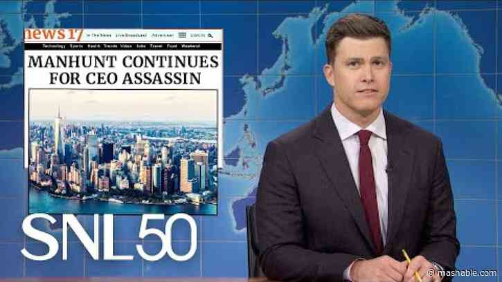 SNL Weekend Update covers CEO assassin and Hunter Bidens pardon