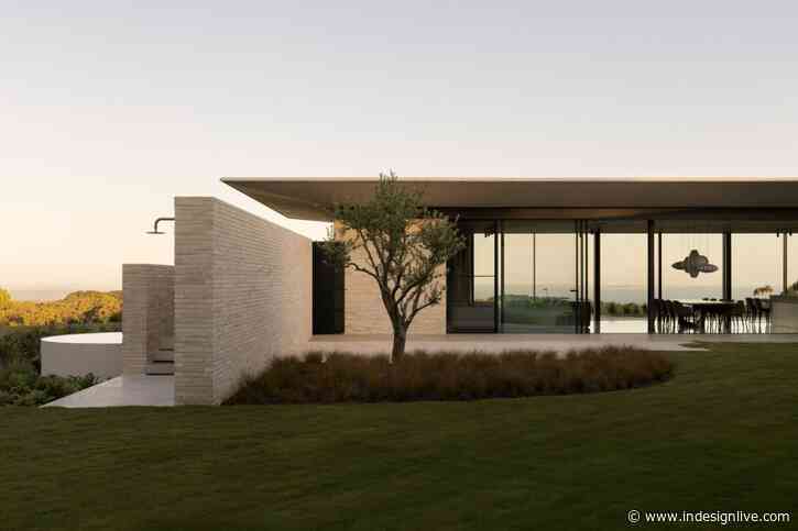 A windswept house filled with art