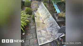 Ripped off roof among storm damages in the South