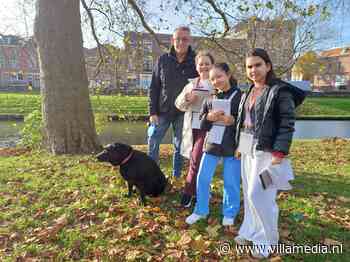Rotterdamse kinderen maken krant met de Weekendschool: Anam (11) meldt dat ze een duif heeft geïnterviewd.