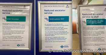 Broken escalators for three years at Cutty Sark DLR an 'international disgrace'