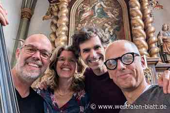 Duo Bergerac nimmt CD in der Klosterkirche in Wormeln auf