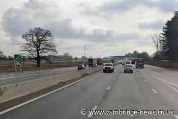Six-vehicle A14 crash in Cambridgeshire brings traffic to a standstill