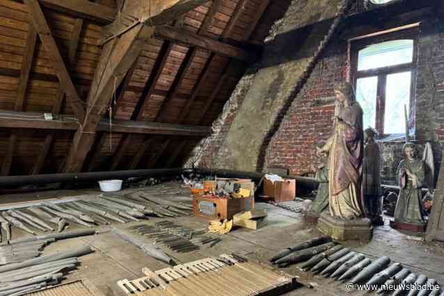 Beschermd orgel ligt al vijftig jaar op zolder stof te vergaren, maar daar komt binnenkort verandering in: “Een waardige herbestemming”