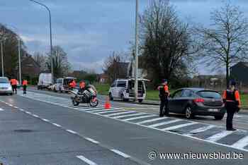 Dertien bestuurders blazen positief tijdens weekendcontrole, minderjarige wordt betrapt achter het stuur