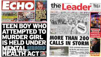 Wales' papers: 'Arson suspicion, attempted murder teen held'