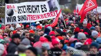 103.000 VW-Beschäftigte laut IG Metall im Warnstreik