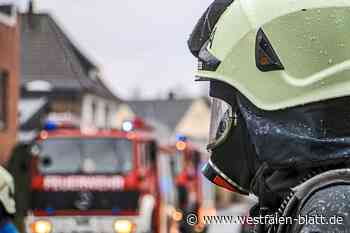 Rauch bei Hettich und eine brennende Mülltonne