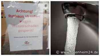 Ist ein Schaden entstanden? – Wie ein laufender Wasserhahn das Bad Aiblinger Rathaus lahmlegte