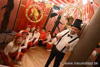 Rusthuis wordt omgetoverd tot feeëriek circus tijdens kerstmarkt: “Elk jaar tikkeltje grootser”