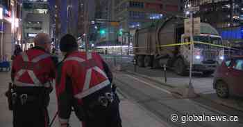 Woman hit by garbage truck, in serious condition: Calgary police