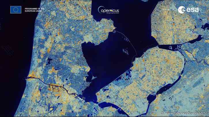 Flevoland - Nieuwe satelliet zet Flevoland als eerste op de foto