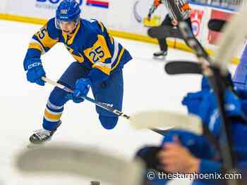 Master class: Rookie Cooper Williams going to school in the WHL with Saskatoon Blades
