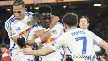 Leeds overpower Boro to go top of Championship