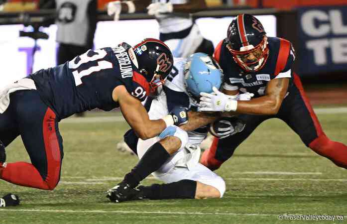 Alouettes sign Canadian defensive end Isaac Adeyemi-Berglund to one-year extension
