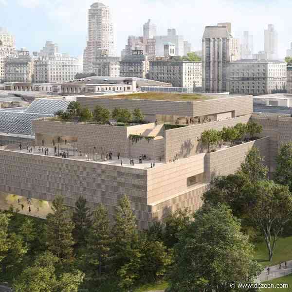 Designs released of Frida Escobedo's limestone-clad wing for The Met