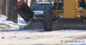 City of Saskatoon undertakes residential snow grading