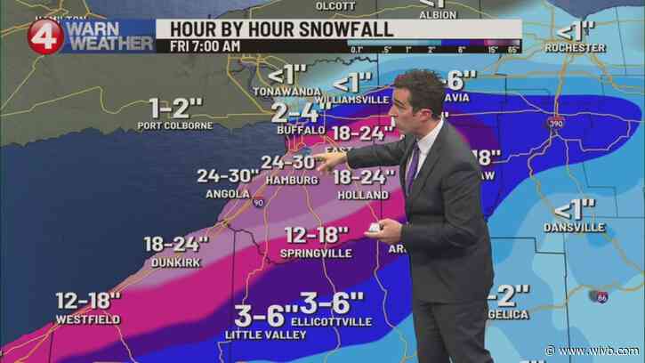 Rain overnight, snow ramps up again Wednesday-Friday