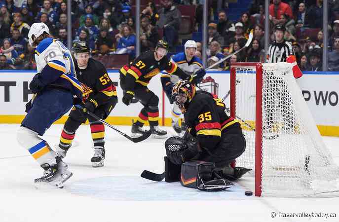 Vancouver Canucks goalie Thatcher Demko looks to build on first start of the season