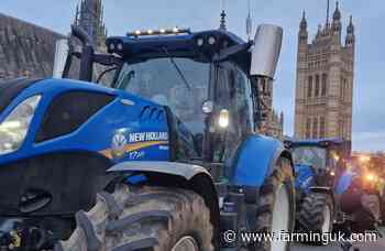 Tractors roll in London as farmers protest against government policy