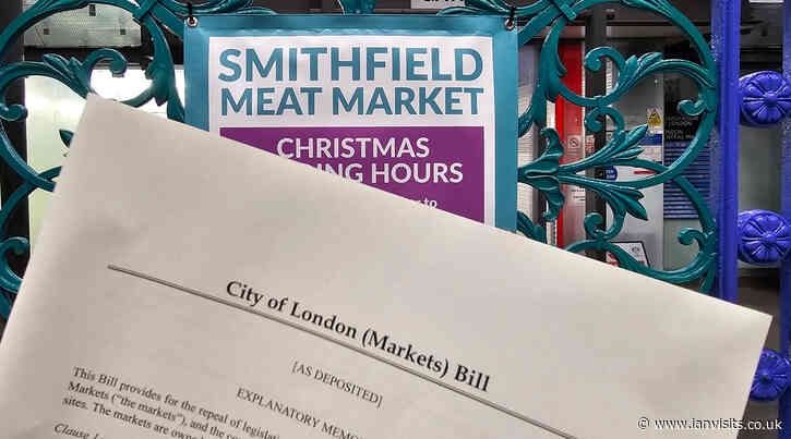 You can now collect a copy of the historic bill closing the City of London’s markets
