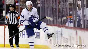Matthews scores in overtime to lift Maple Leafs to 2-1 win over Devils