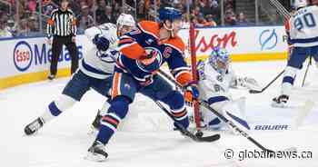 Draisaitl scores his 20th goal as Oilers edge Lightning 2-1