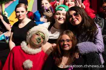 These Saskatoon high school drama students were performing for a packed house. Then the power went out.