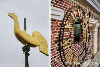 Windhaan die tijdens restauratie geheime brieven prijsgaf, prijkt weer op ‘Kathedraal van Merelbeke’