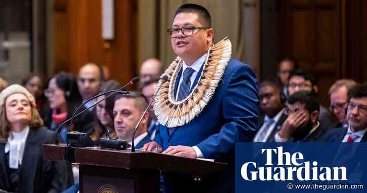 ‘A human face on an abstract problem’: ICJ forced to listen to climate victims