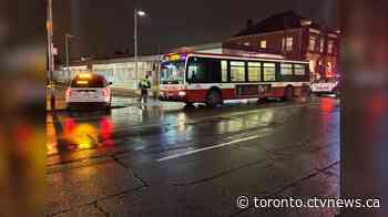 Pedestrian struck and killed by TTC bus after exiting subway station