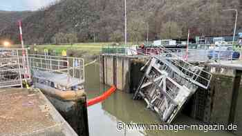 Schifffahrt: Wirtschaft fordert schnelle Reparatur der Moselschleuse