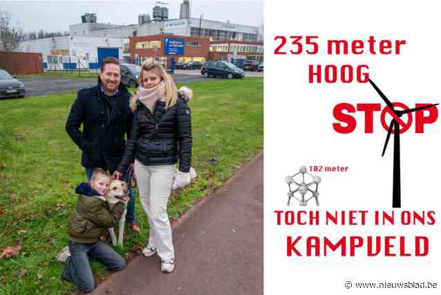 Protest tegen plan­nen voor reusachtige windmo­len op site suikerfabriek: “Zo’n mastodont hoort hier niet thuis”