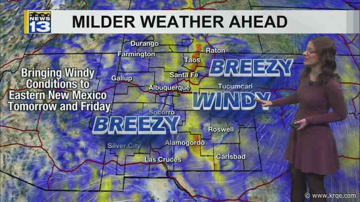 Warmer and breezy weather ahead
