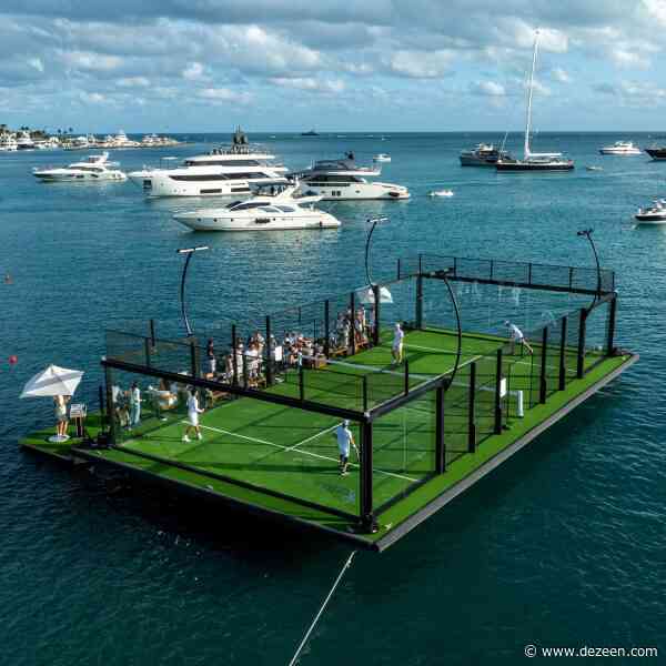 Yntegra Group creates "first-of-its-kind" floating padel court in Miami Harbor