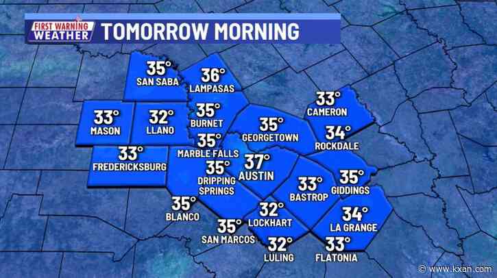 Another cold night, but a warmer/wetter trend coming