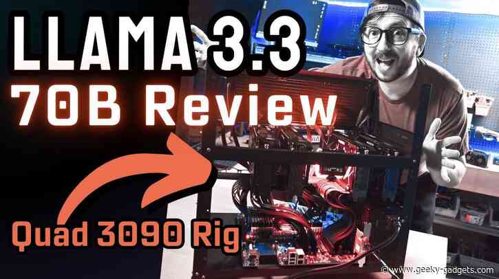 Llama 3.3 70B AI Model Performance Tested : Balances Power and Efficiency