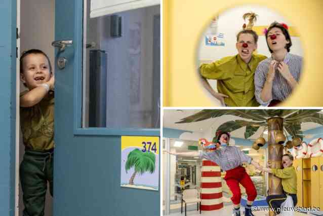 Cliniclowns Mish (29) en Rokoo (37) toveren lach op kindergezichten in Liers ziekenhuis: “Soms is aandacht geven voldoende”