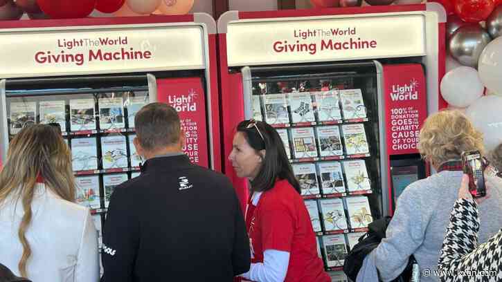 'Giving machine' aimed to help families in need during the holiday season